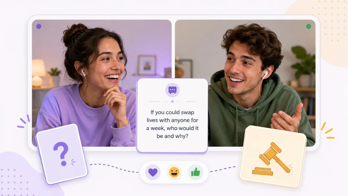 Random Video Chat With Games That Start Real Conversations